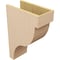 Ekena Millwork 8"W x 16"D x 24"H Classic Garner Rough Cedar Woodgrain TimberThane Corbel, Primed Tan CORUR08X16X24GARRCPR - alternate 5